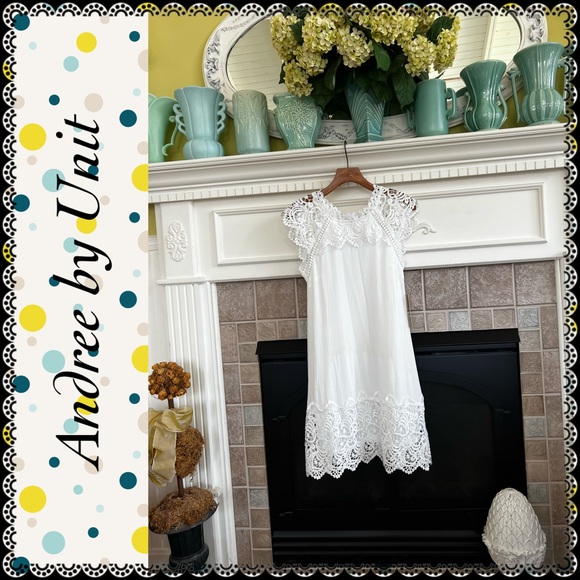 ANDREE BY UNIT Dresses & Skirts - NWT Andree by Unit white dress, size S